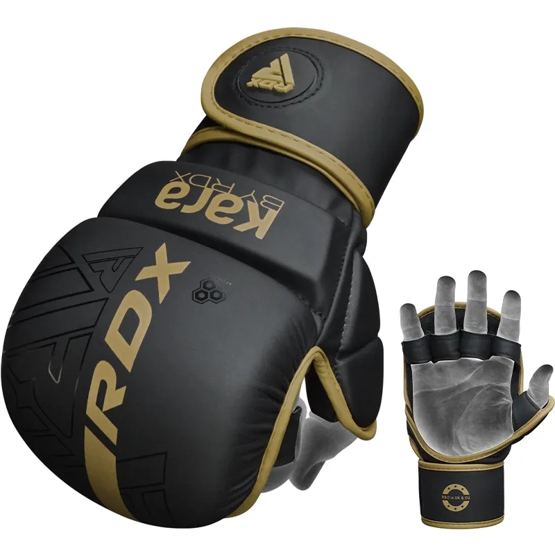 RDX F6 Kara guanti MMA 7oz approvati FIGMMA sparring