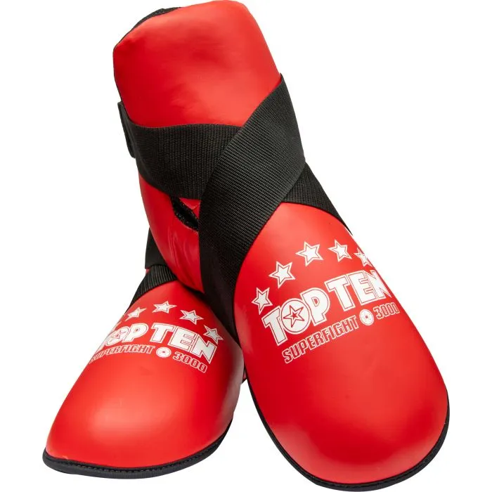 TOP TEN Superfight 3000 copripiedi pelle kickboxing