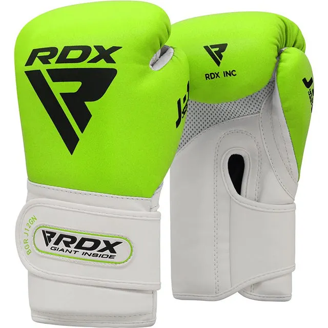 RDX J12 guanti boxe bimbi 6oz pelle