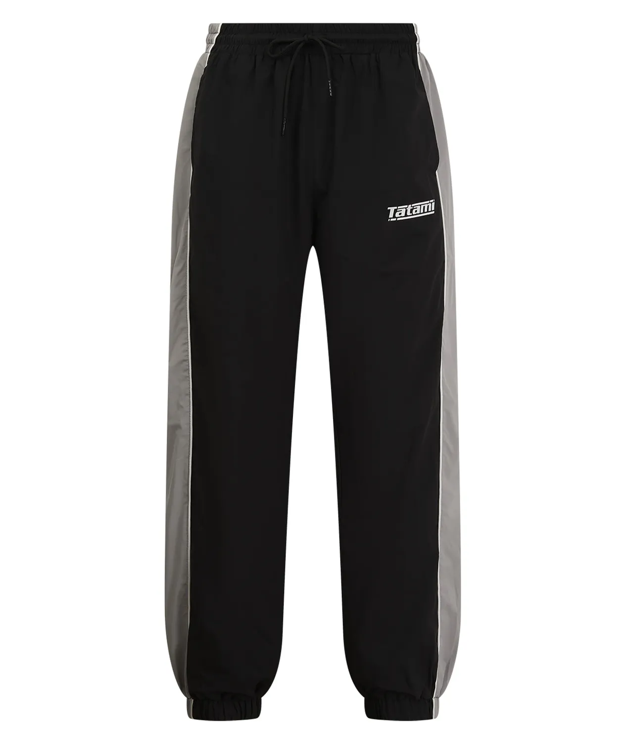 Tatami Tactic Tracksuit Bottoms Pantaloni Tuta Nero Grigio Poliestere