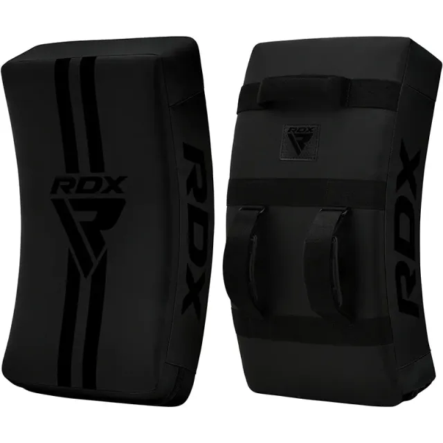 RDX T1 Scudo Calci Curvo Pelle Nero Allenamento