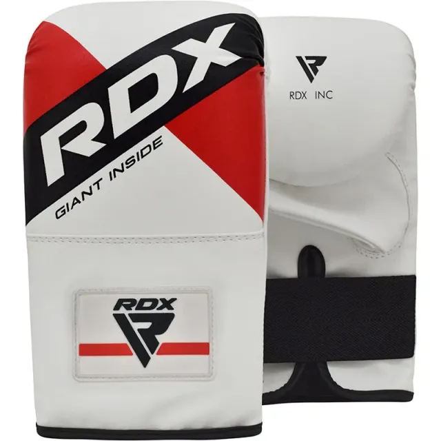 RDX F10 Guantoni Boxe Rossi Bianchi Maya Hide
