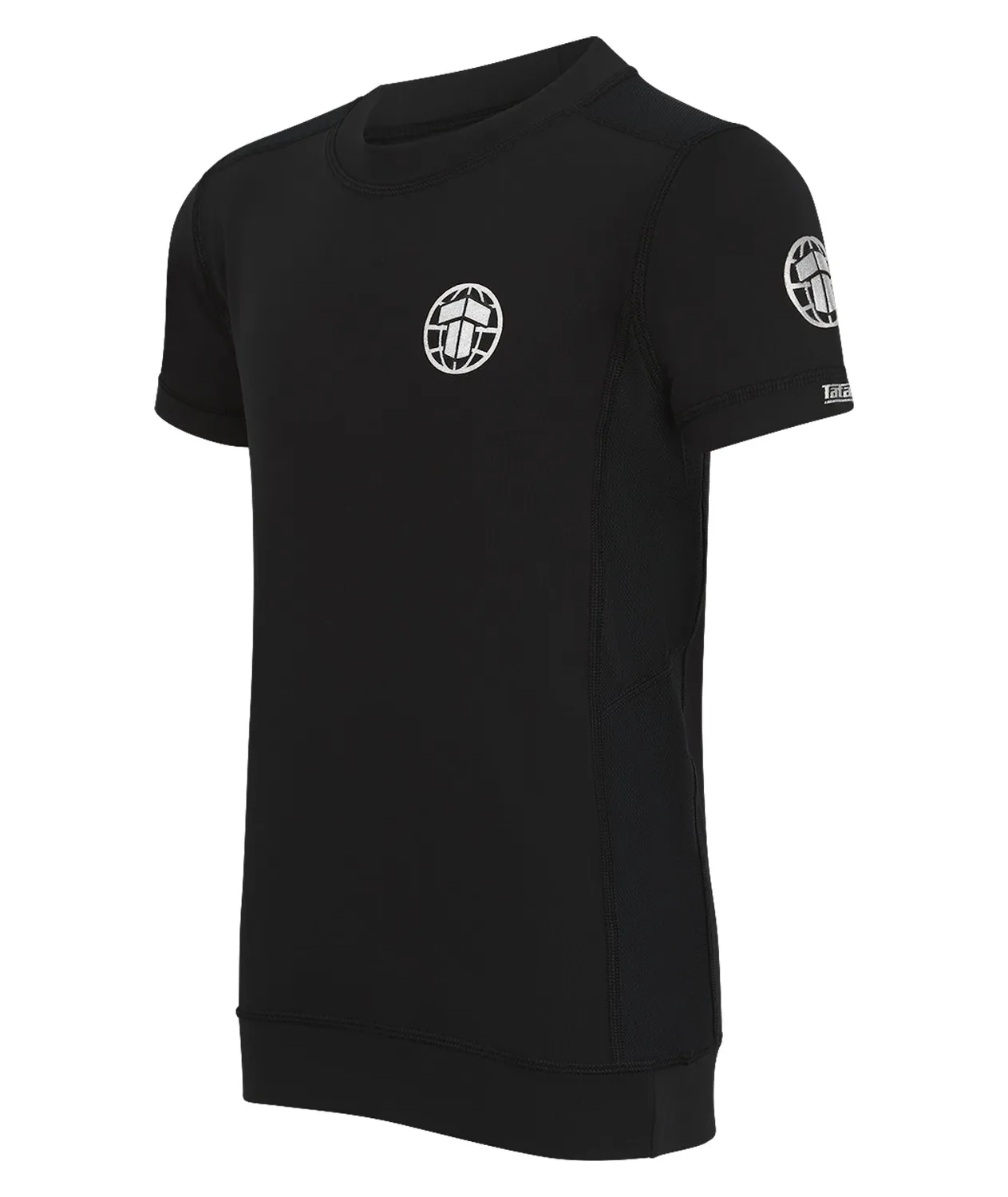 Tatami Pro rash guard bambino manica corta nero argento