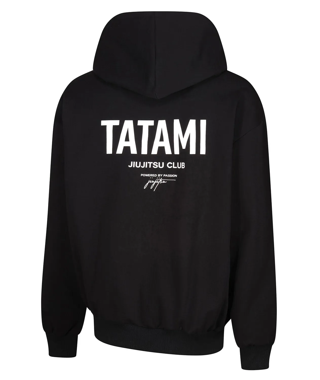 Tatami JJ Club felpa cappuccio oversize nera