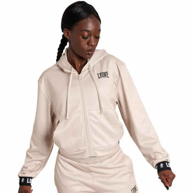 Leone 1947 Tape 47 ABX231 felpa donna corda S con cappuccio