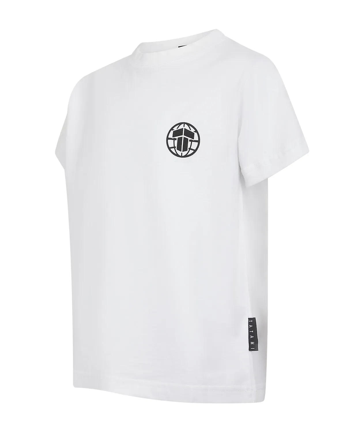 Tatami Fightwear Globe T-Shirt bambino bianca in cotone