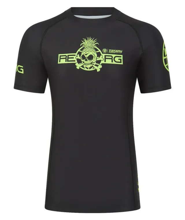 Tatami Reorg The World Rash Guard Nero Verde Neon Leggera