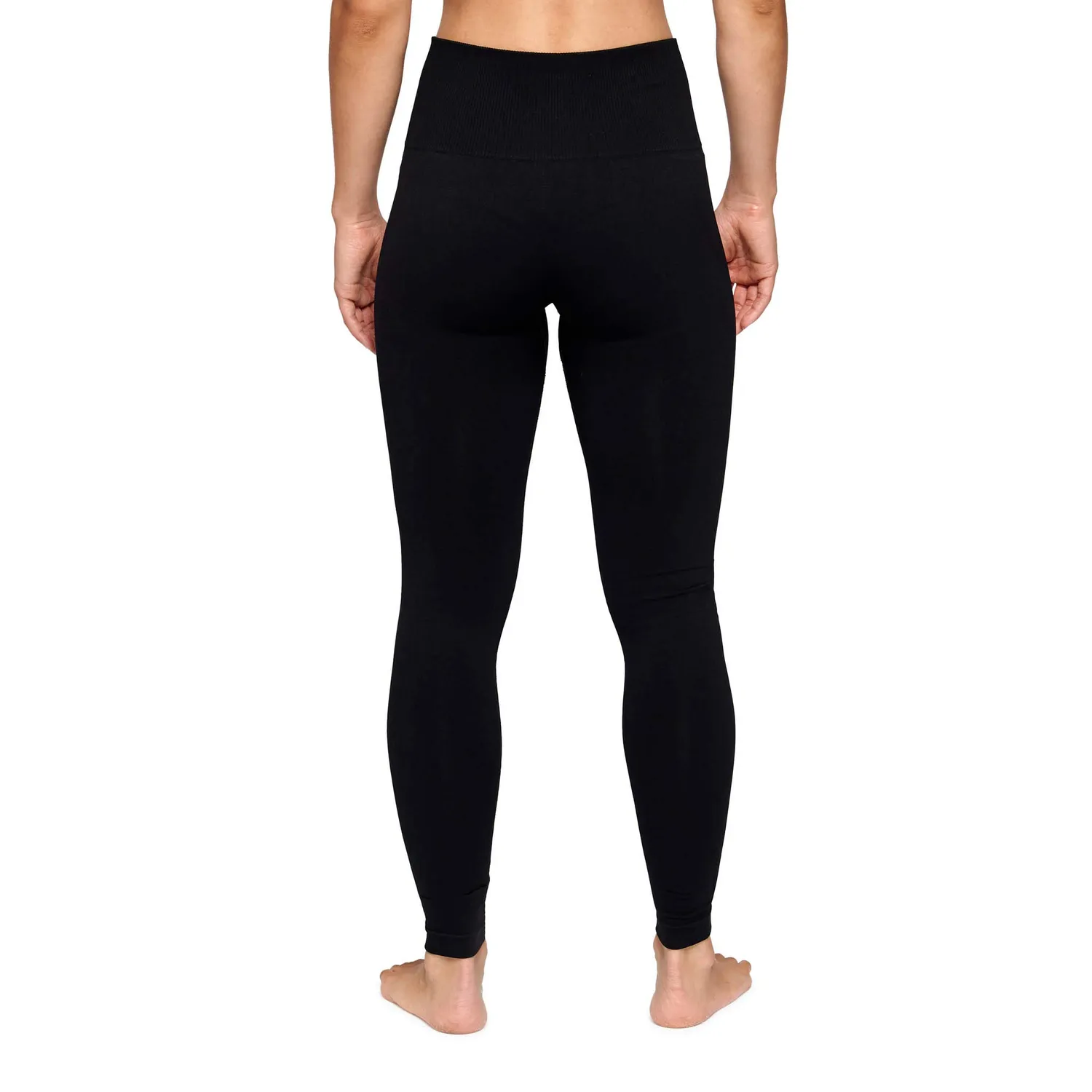 Leone1947 ABX125 leggings donna seamless nero vita alta
