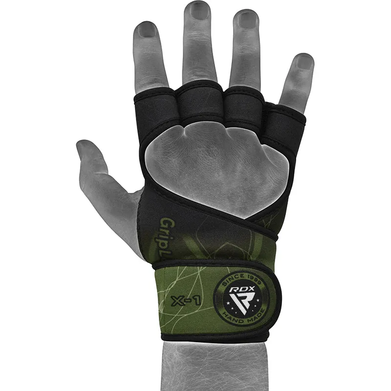 RDX X1 Guanti Palestra Neoprene Grip Silicone