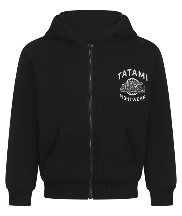 Tatami X ADCC Felpa Zip Bambino Nera Oversize