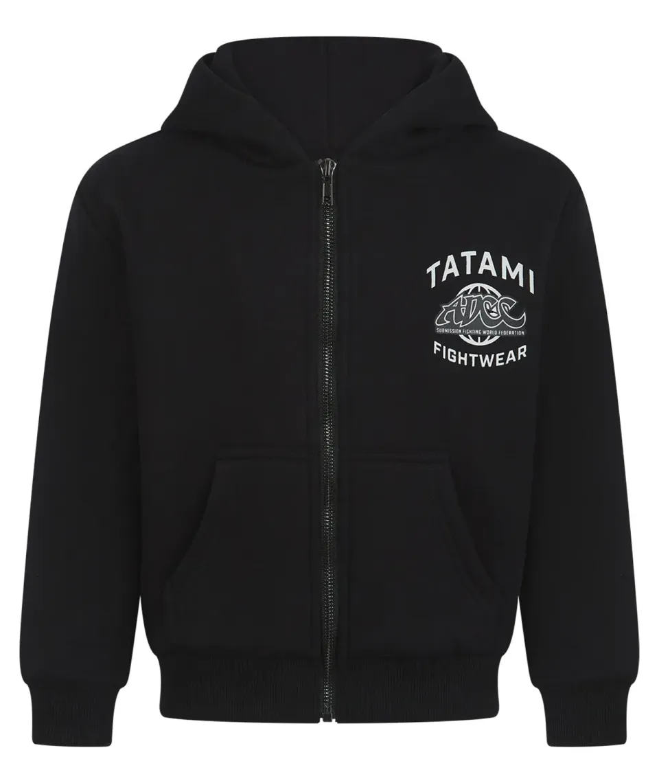 Tatami X ADCC Felpa Zip Bambino Nera Oversize