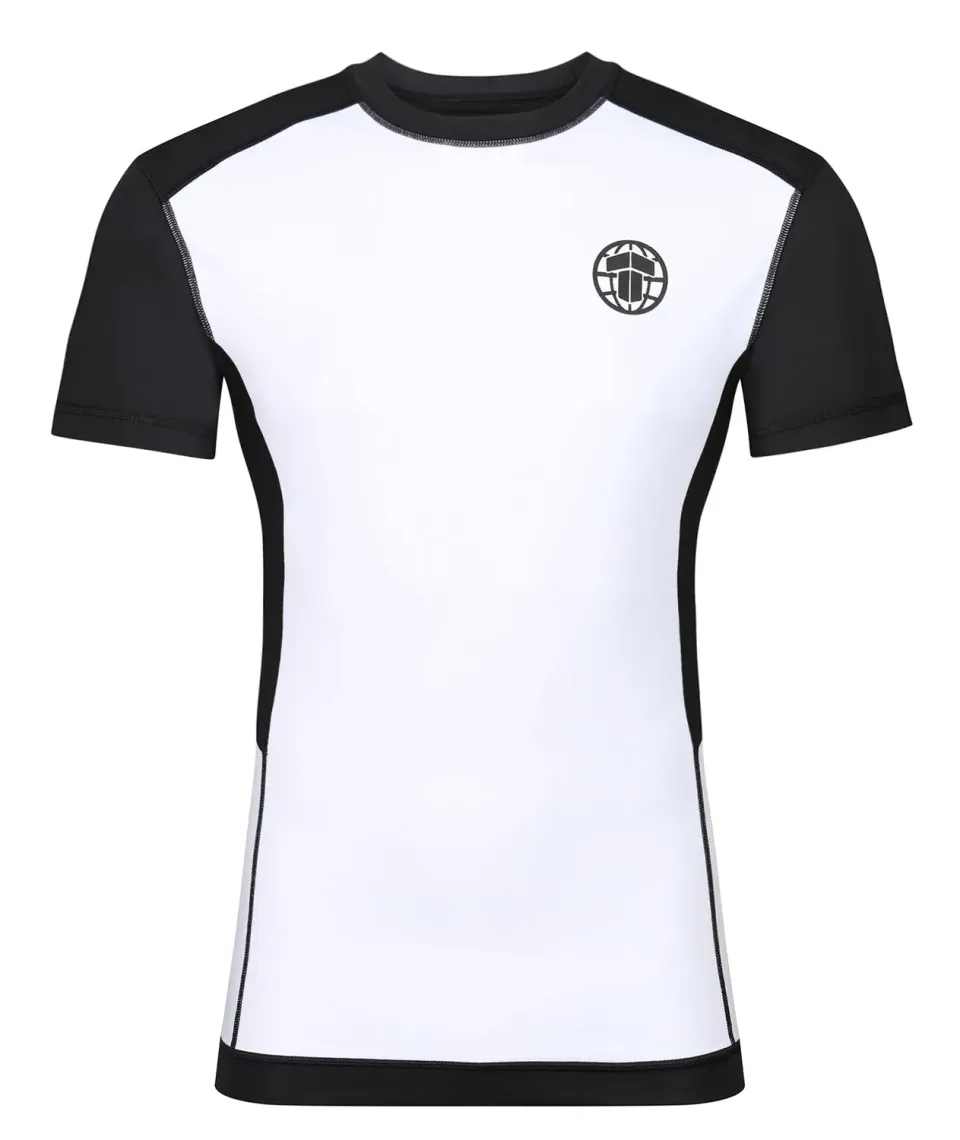 Tatami Fightwear Pro Rash Guard bianca manica corta uomo