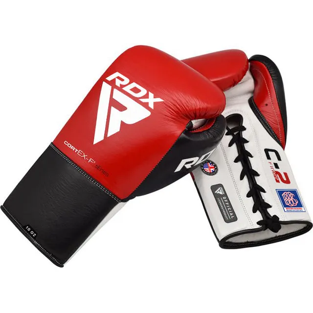 RDX C2 Guanti Boxe Lacci Pelle Match Professionali