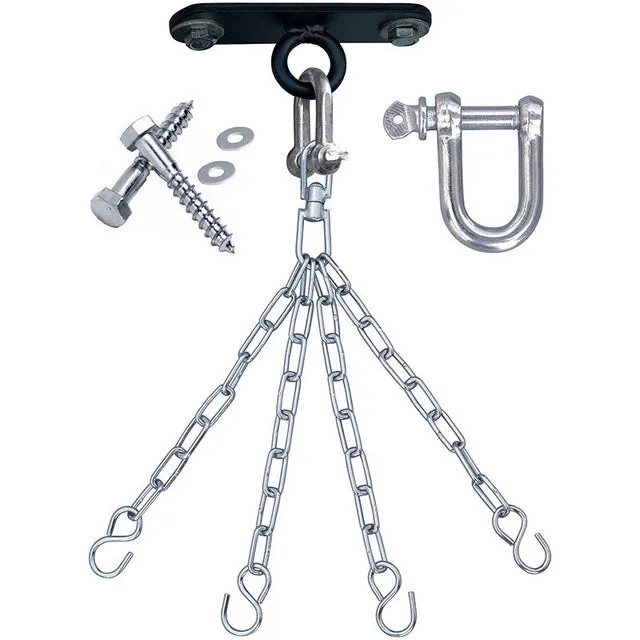 RDX PC Catena Sacco da Boxe 4 Ganci 100kg Acciaio
