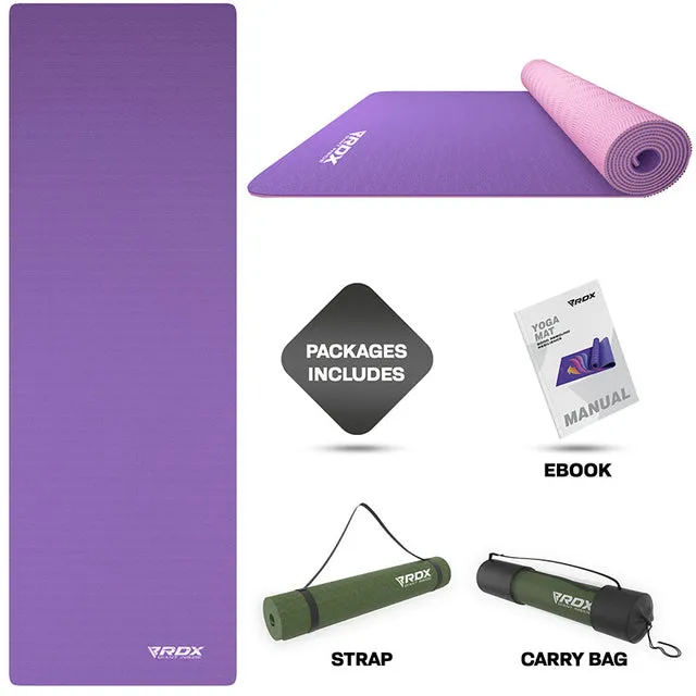 RDX CU tappetino yoga 6mm TPE antiscivolo