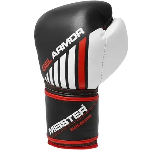 Meister Gel Armor guantoni boxe pelle 16 oz neri