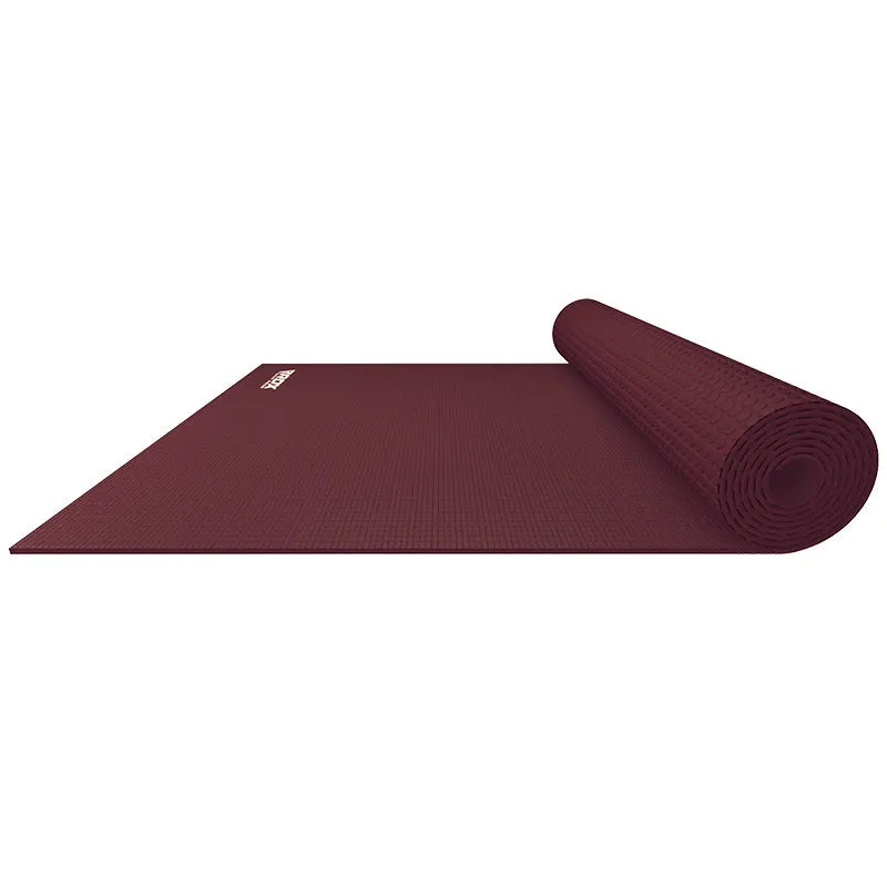 RDX SC Iris Tappetino Yoga 6mm Rosso PVC Doppio Strato