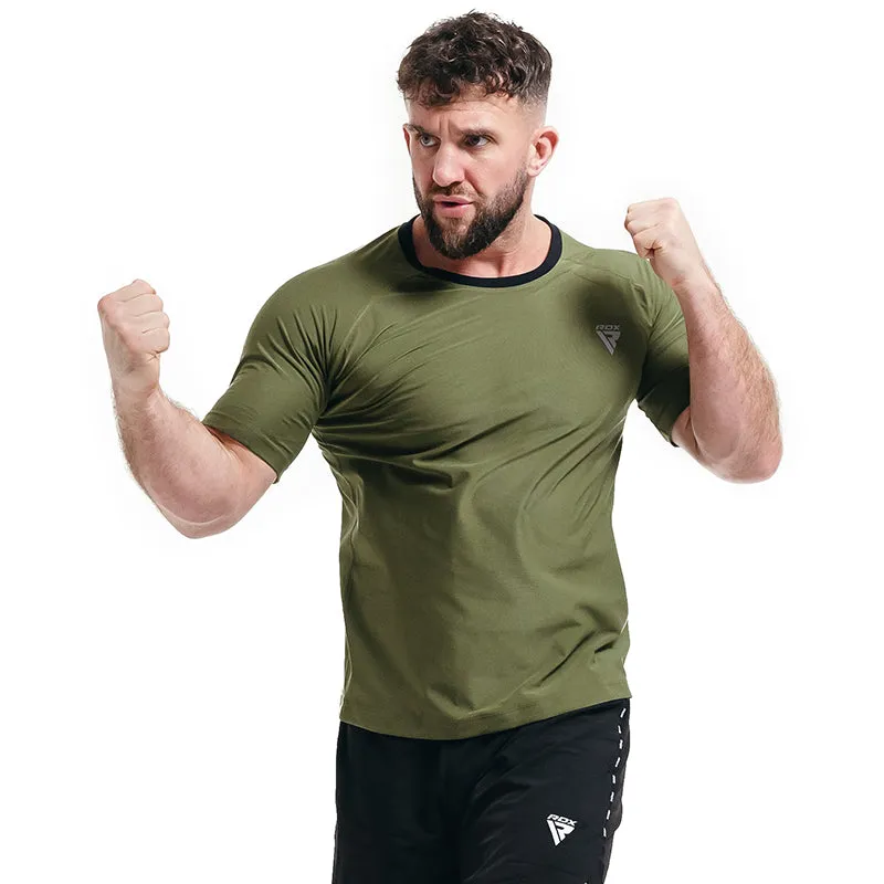 RDX M1 T-Shirt Sauna Uomo Nera L Elasticizzata
