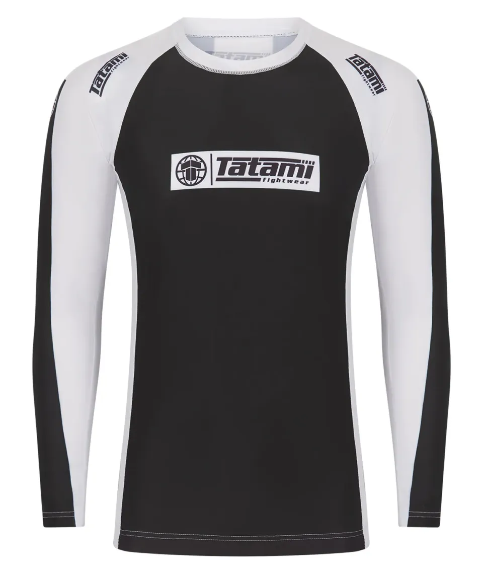 Tatami IBJJF Ranked Rash Guard maniche lunghe bianco