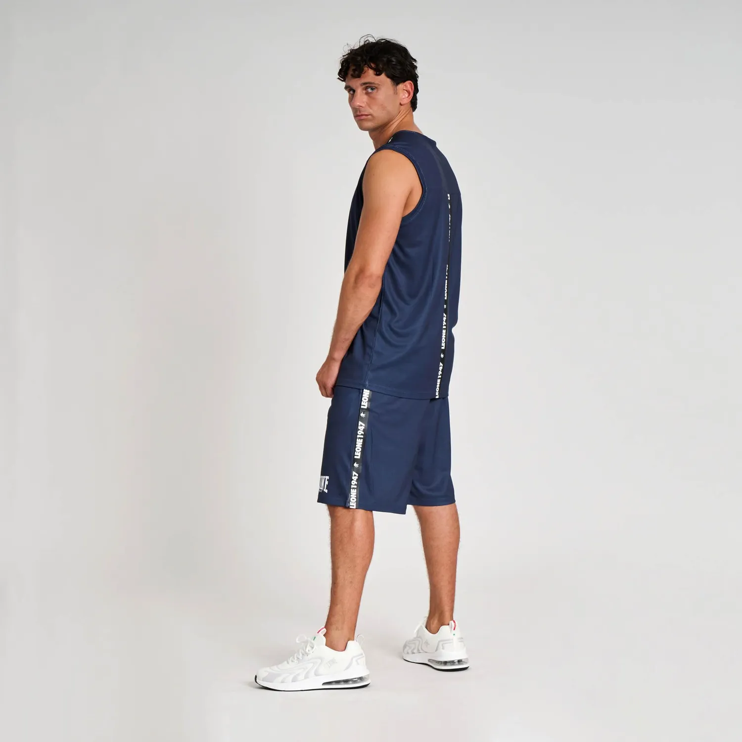Leone 1947 Tape 47 ABX217 Canotta Uomo L Blu Scuro