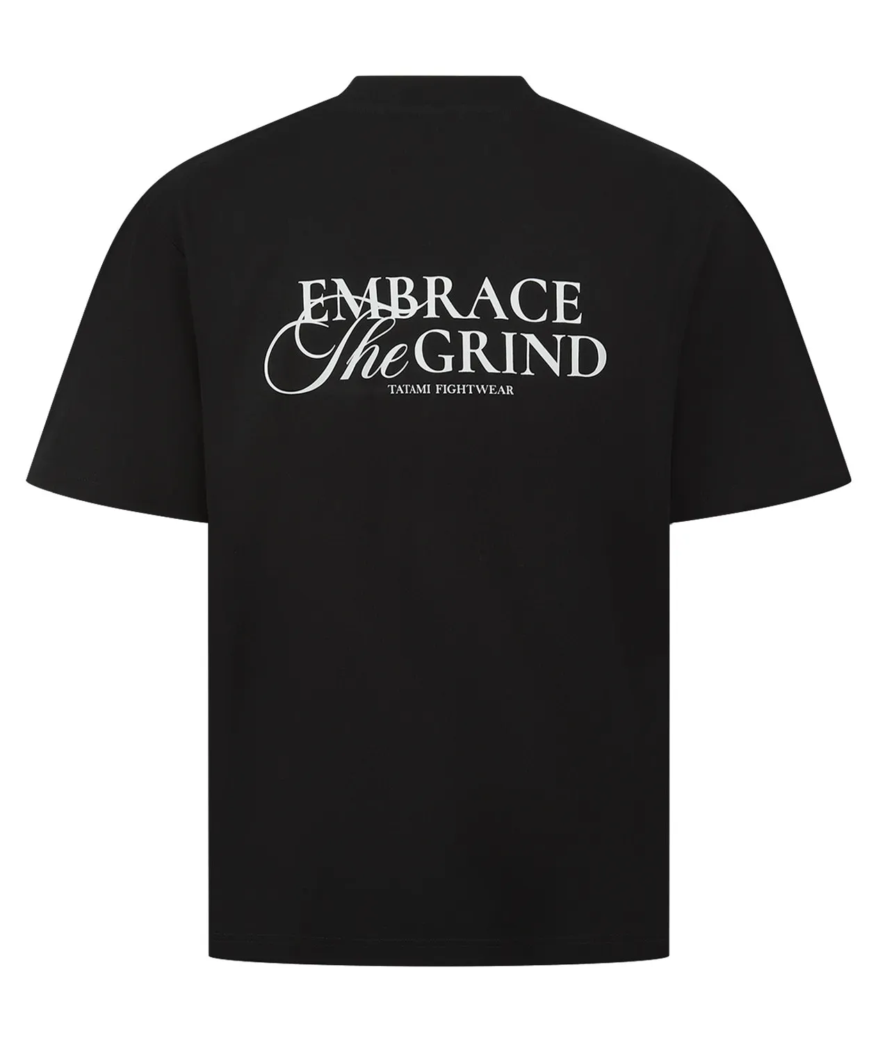 Tatami Embrace Grind t-shirt oversize nera 210 GSM