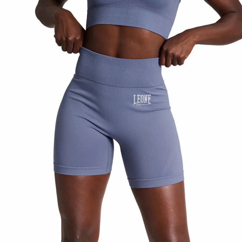 Leone 1947 Logo Seamless short donna compressione blu
