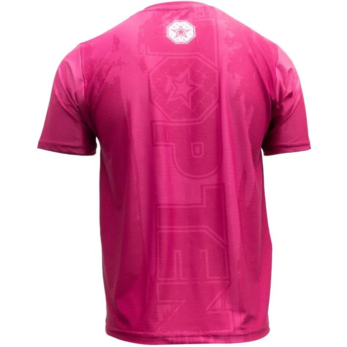 TOP TEN Power Ink t-shirt MMA fitness poliestere nera