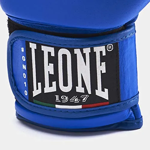 Leone1947 Contest GN010 guantoni boxe blu 10 oz pelle