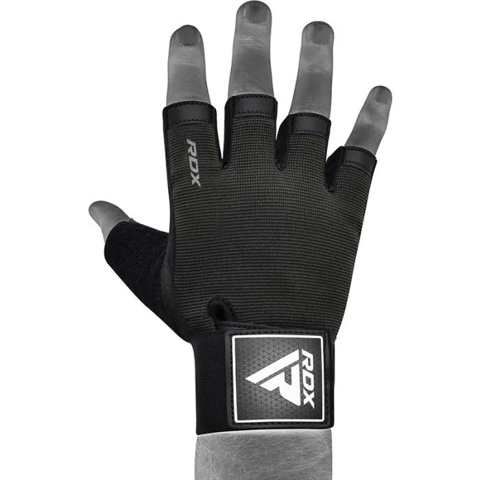 RDX T2 Guanti Palestra Mezze Dita Polsiera G-Foam