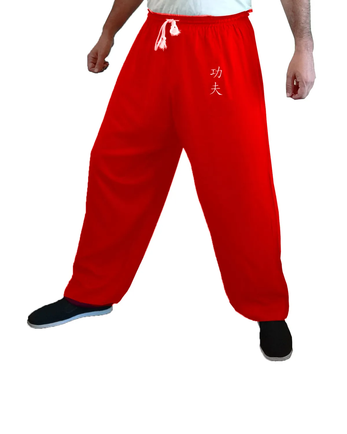 TAO Kung Fu pantaloni viscosa arti marziali Nero Kung Fu