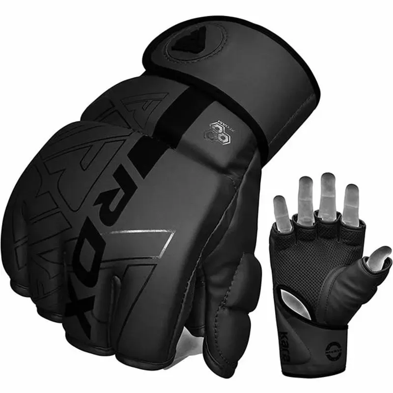 RDX F6 Kara Guanti MMA Grappling Aperte Resistenti