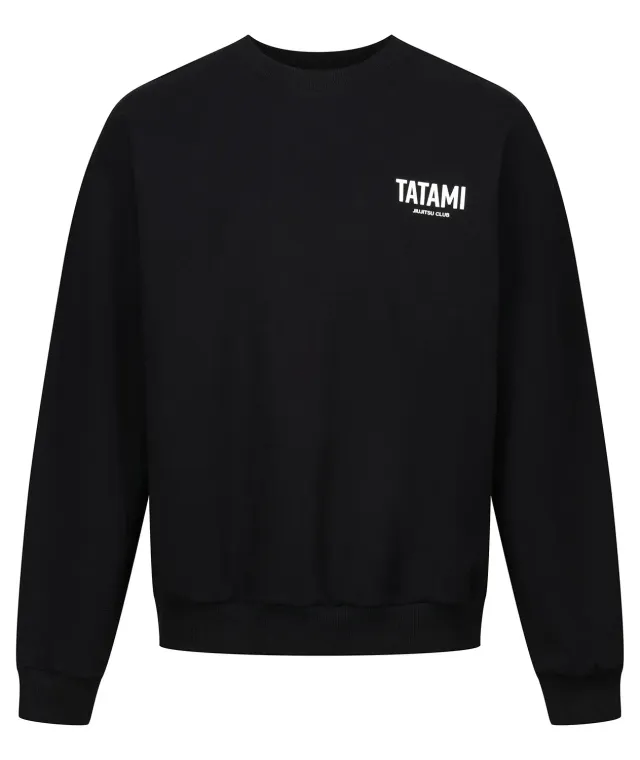 Tatami JJ Club Oversized Sweatshirt felpa nera
