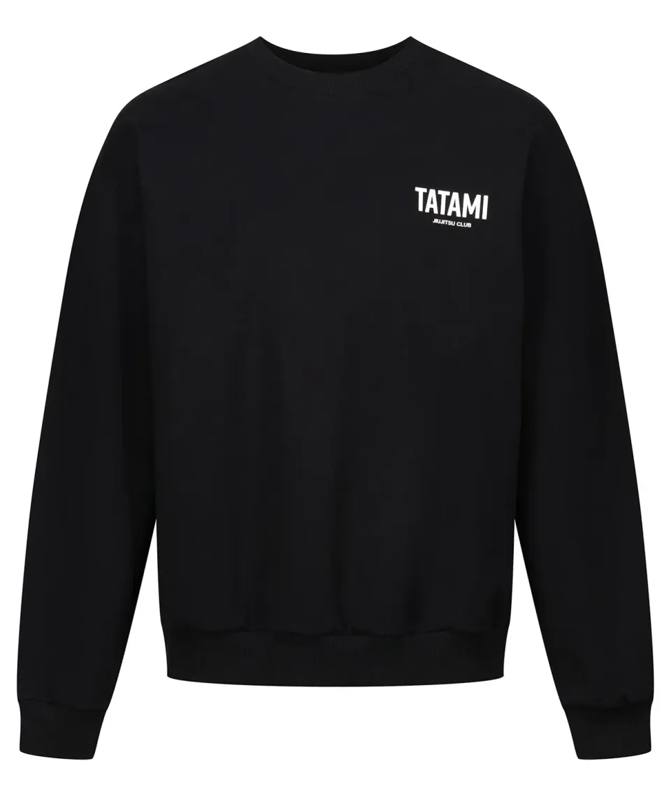 Tatami JJ Club Oversized Sweatshirt felpa nera