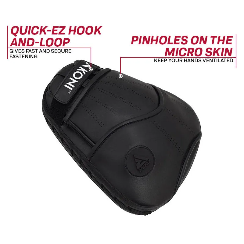 RDX T12 Akoni Pao Boxe Focus Pads Coppia Pelle
