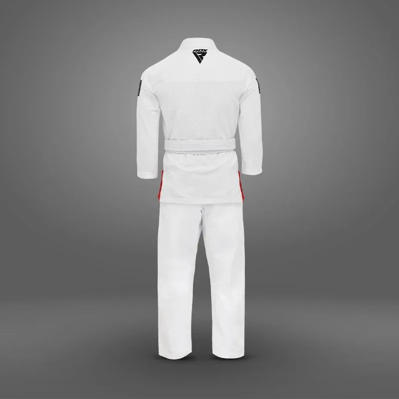 RDX T1 Titan kimono BJJ bianco 350 GSM