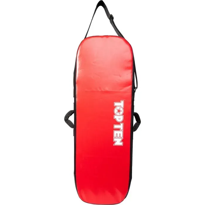TOP TEN Kick Case Punch Pad Nero-Rosso PU