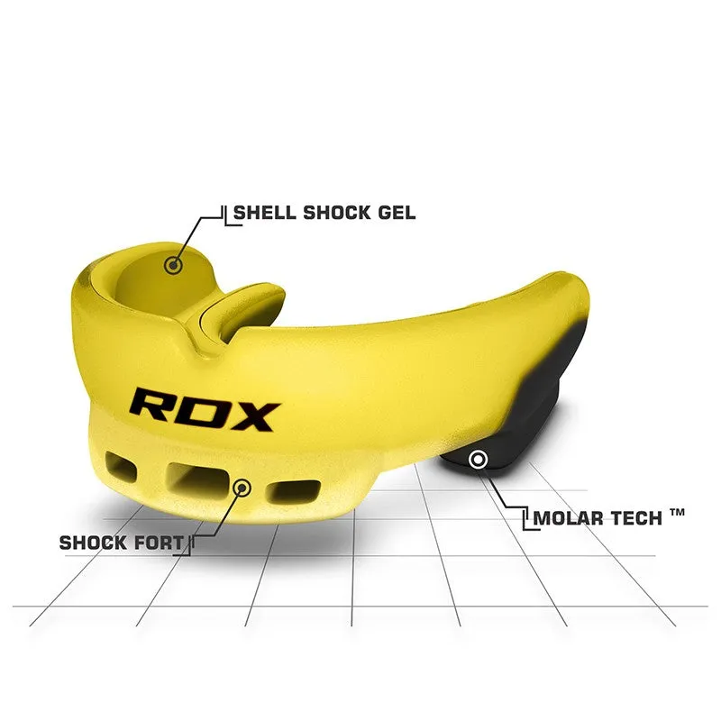 RDX 3Y paradenti giallo gel bolli e mordi boxe