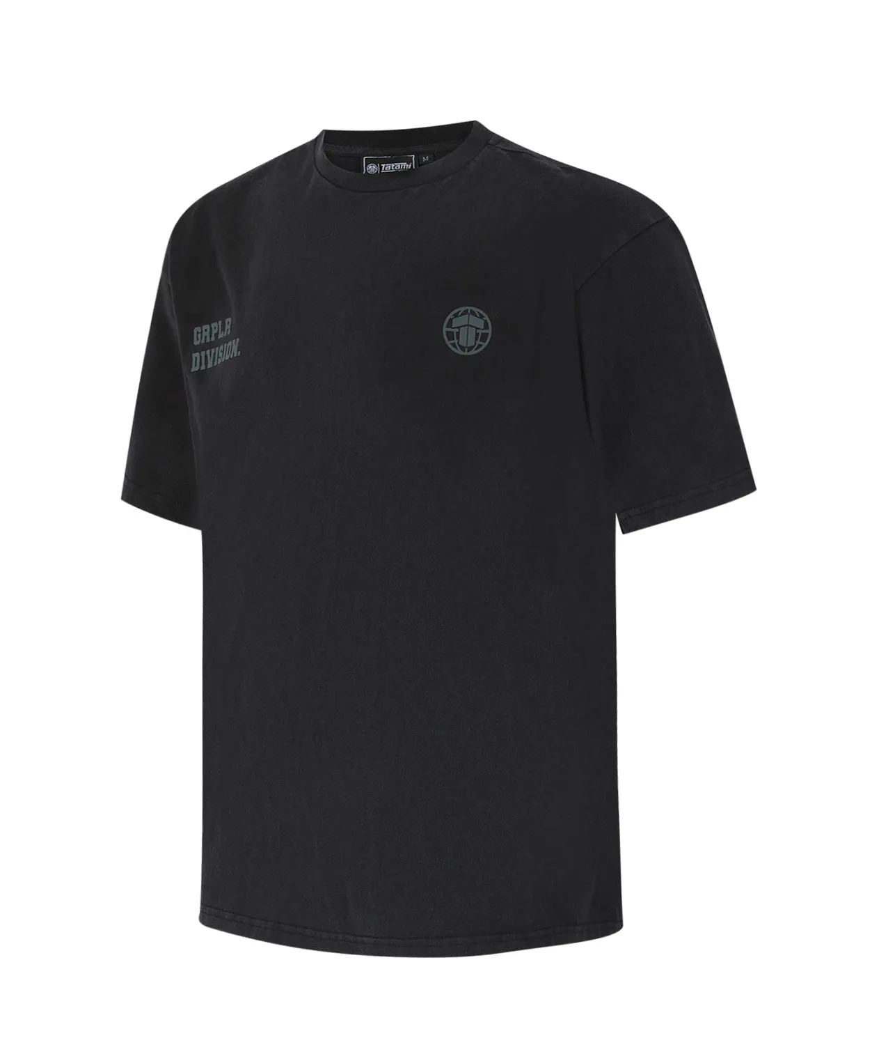 Tatami GRPLR Division Oversized T-Shirt Nera Cotone 210 g