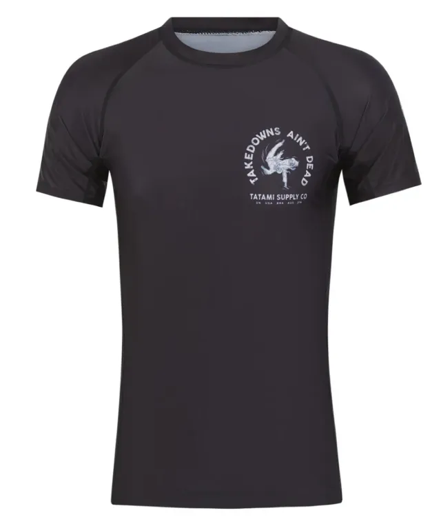 Tatami Takedowns Ain't Dead rash guard bambino maniche corte