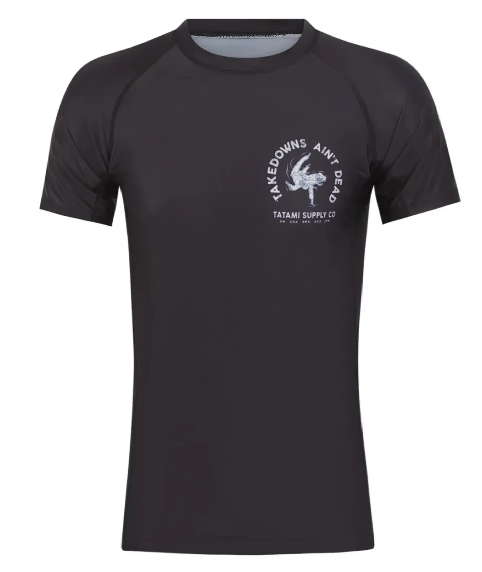 Tatami Takedowns Ain't Dead rash guard bambino maniche corte