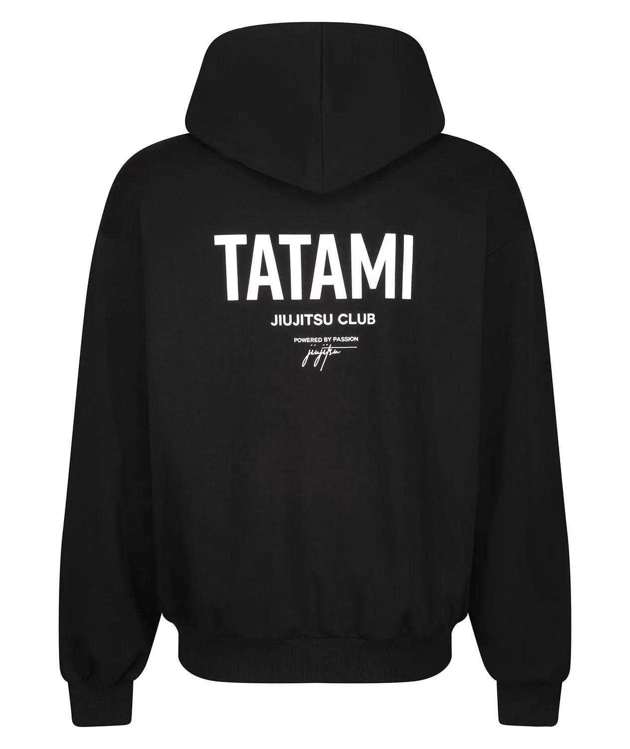 Tatami JJ Club felpa cappuccio oversize nera