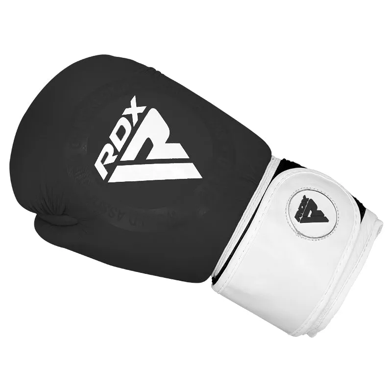 RDX T1 WAKO Guantoni Boxe Pelle Neri