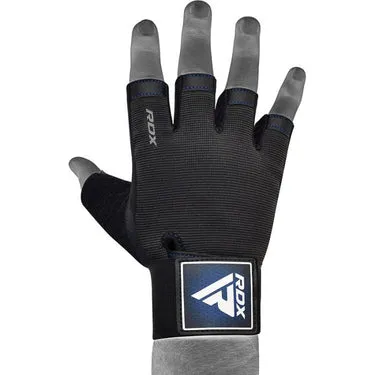 RDX T2 Guanti Palestra Mezze Dita Polsiera G-Foam