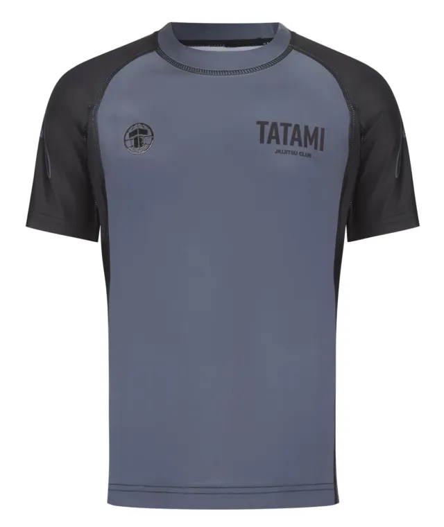 Tatami JJ Club rash guard bambino grigia manica corta