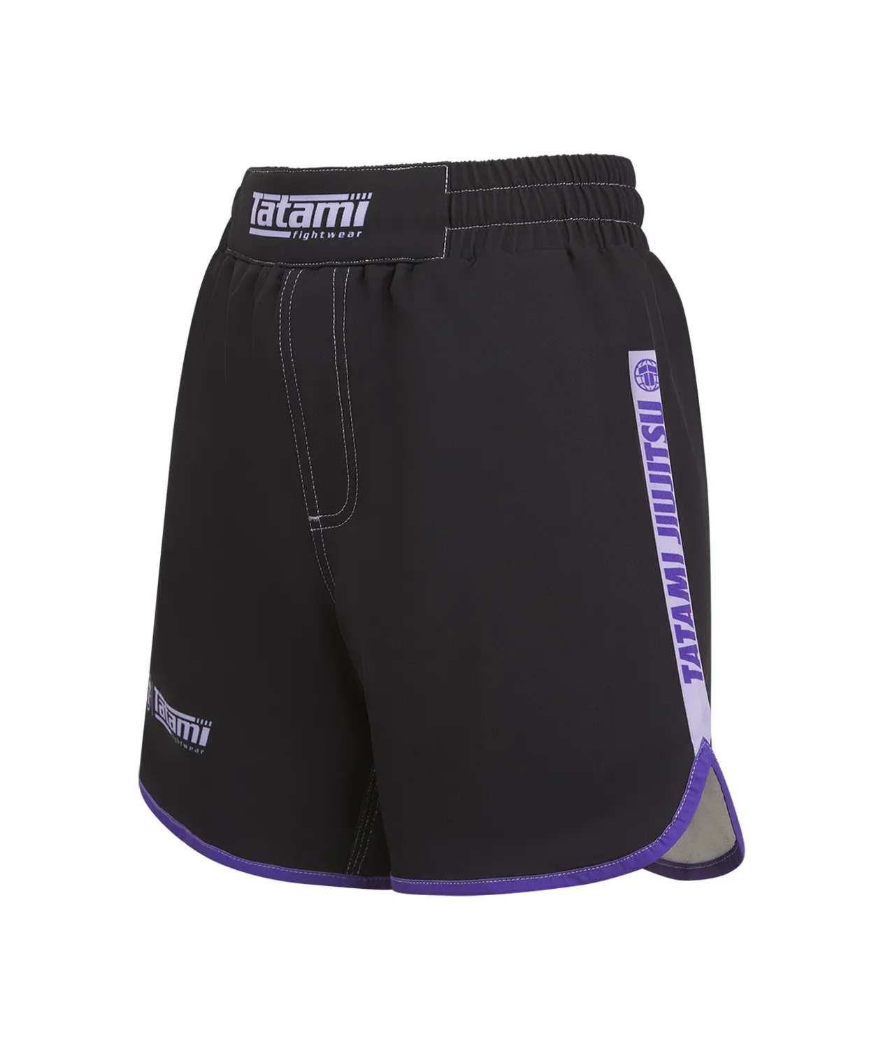 Tatami Fightwear Contrast Shorts Donna Viola Neri Riciclati