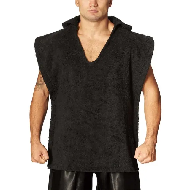 Leone 1947 Poncho Uomo Spugna con Cappuccio M