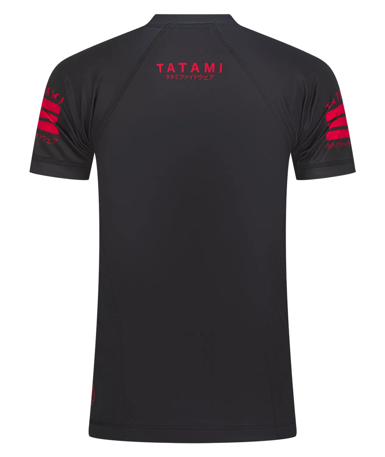 Tatami Fightwear Katakana V2 Rash Guard Uomo Nero Maniche Corte