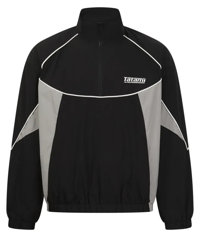Tatami Tactic felpa half zip uomo nera grigia
