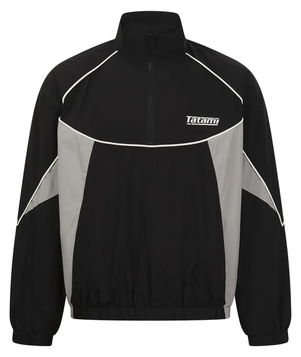 Tatami Tactic felpa half zip uomo nera grigia
