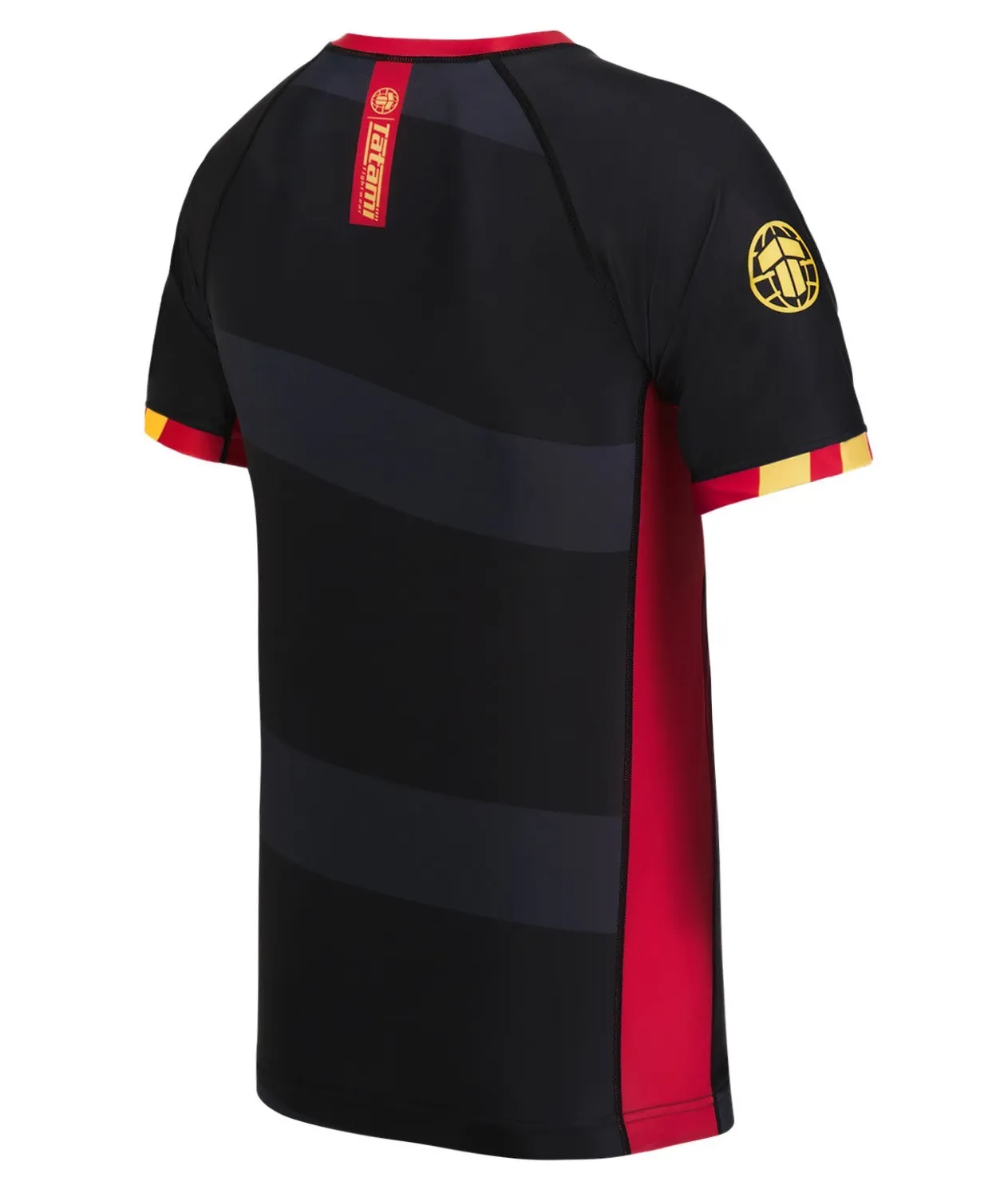 Tatami Fightwear Nomad rash guard bambino nero rosso 9-11